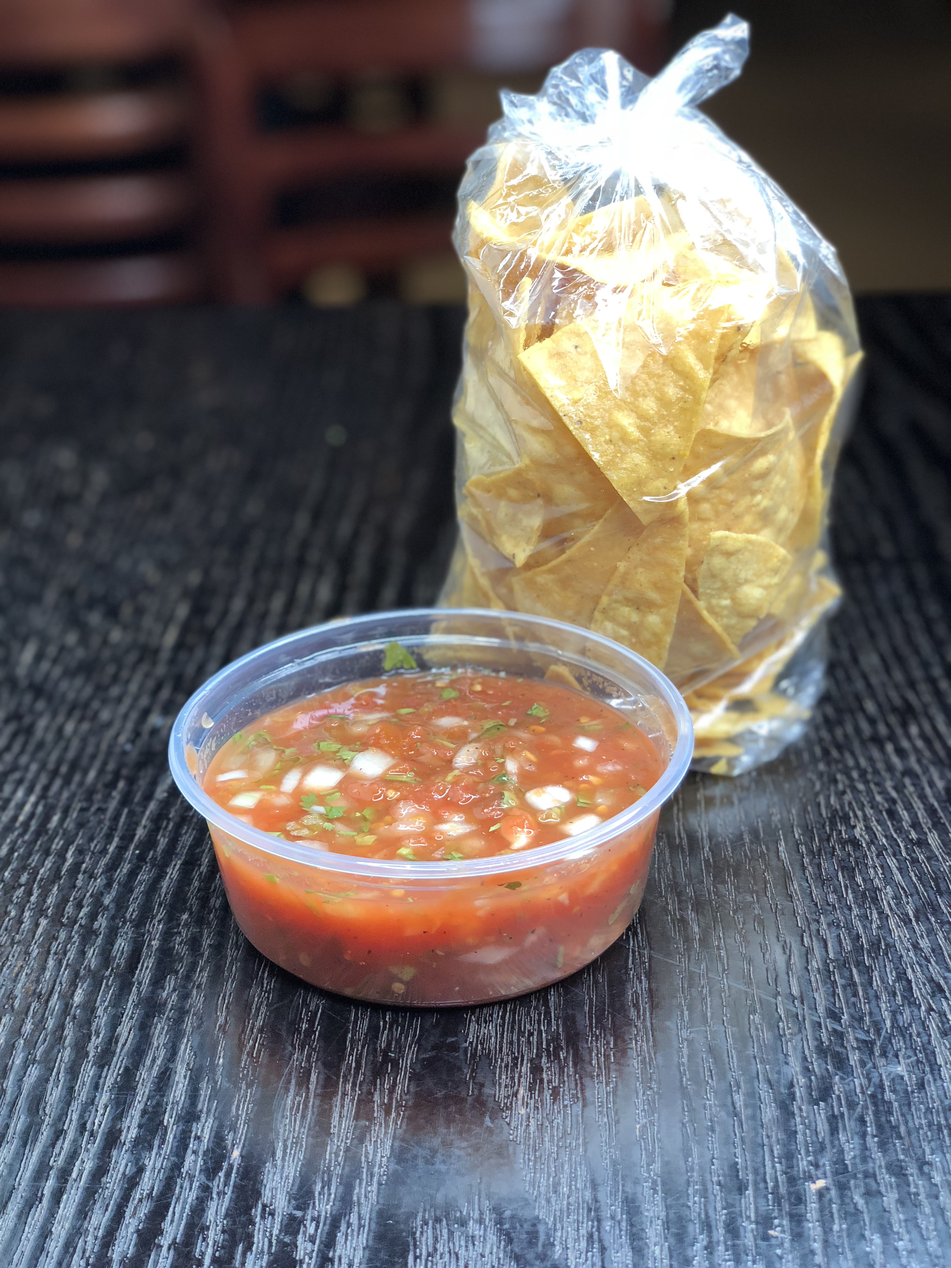 Order Small Chips and Salsa food online from Little Mexican Cafe store, New Rochelle on bringmethat.com