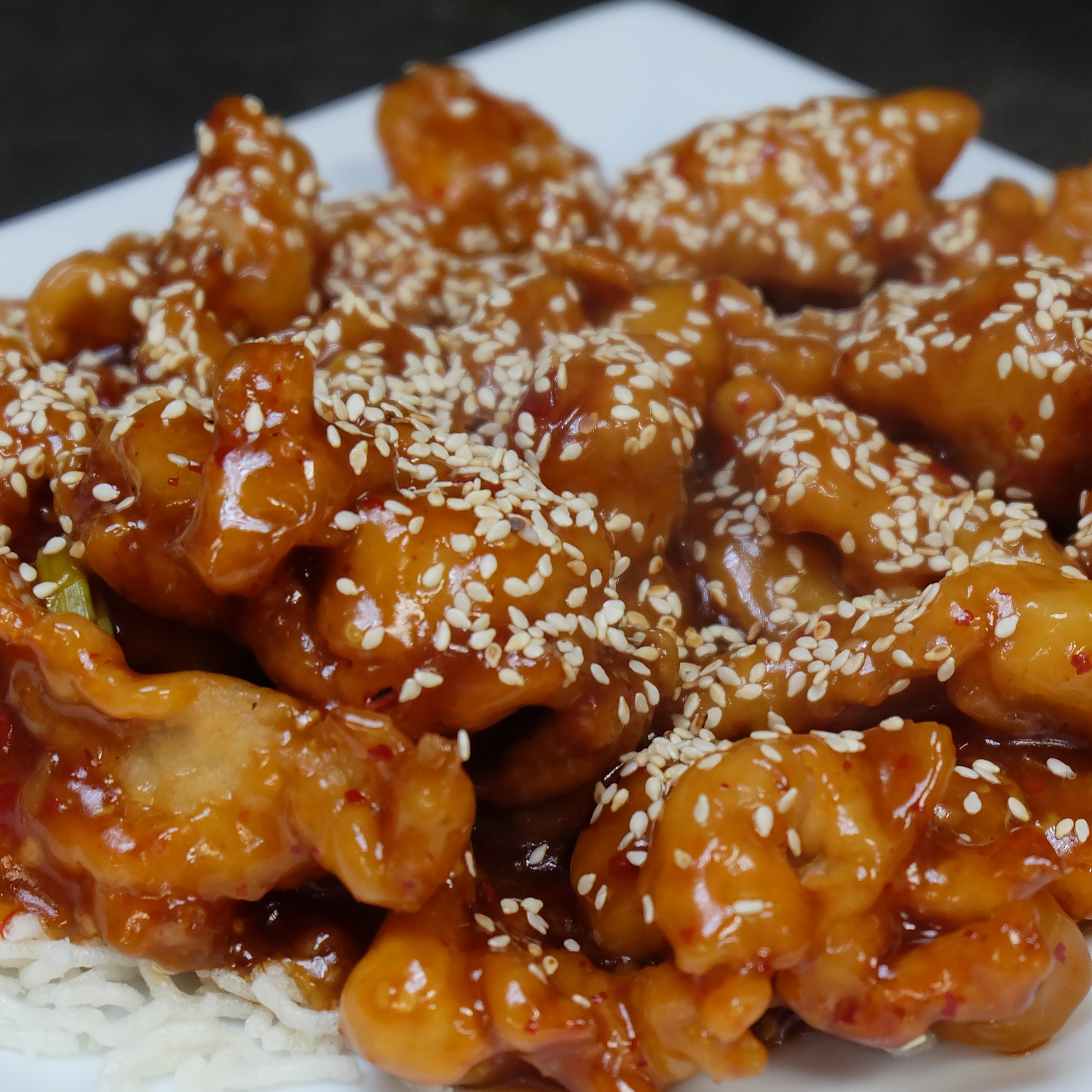 Order Combo - Sesame Chicken food online from Red Pepper Chinese Restaurant store, RICHFIELD on bringmethat.com