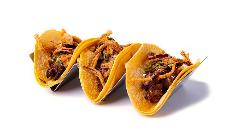 Order *Marinated Steak Tacos* food online from The Tap Room store, Bayshore on bringmethat.com