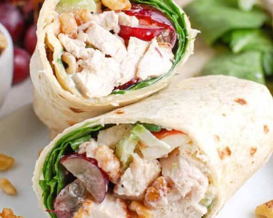 Order Kettle Chicken Salad Wrap food online from Soup Kettle Grille store, Meridian on bringmethat.com