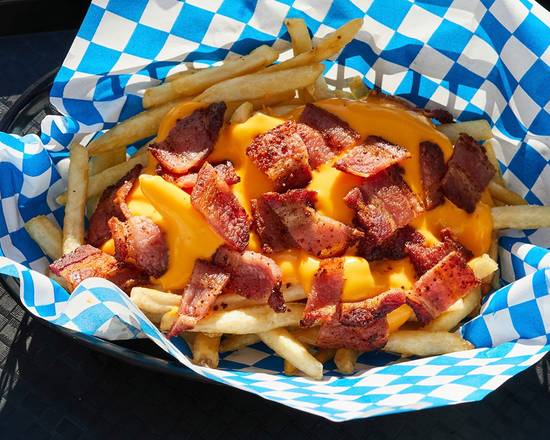 Order Bacon Cheese Fries food online from Juicy's Cheesesteaks store, Fort Worth on bringmethat.com