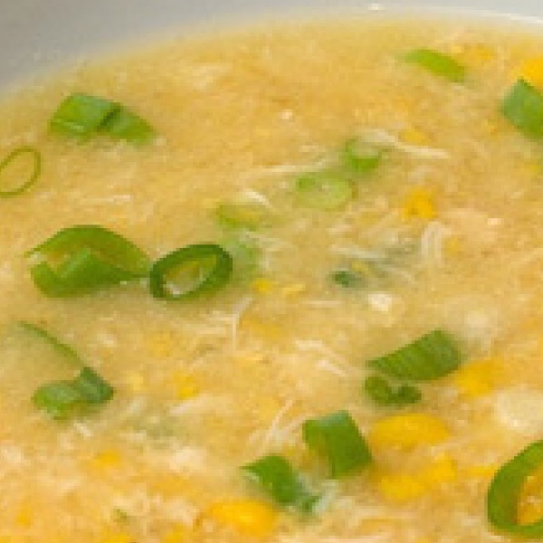 Order Chicken Corn Soup  food online from Feng Nian store, Sausalito on bringmethat.com