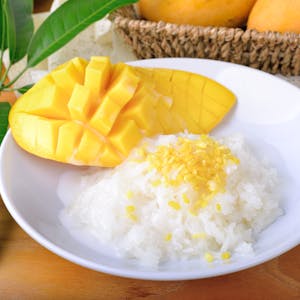 Order 1. Sticky Rice with Mango food online from Bangkok Thai Cuisine store, Dover on bringmethat.com