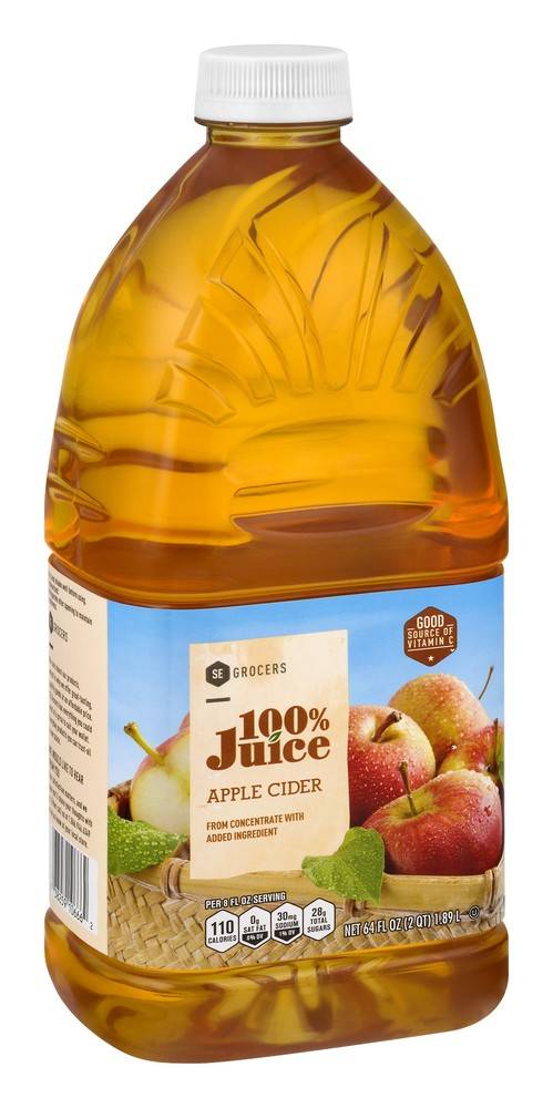 Order Se Grocers · 100% Juice Apple Cider (64 fl oz) food online from Harveys Supermarket store, Baxley on bringmethat.com