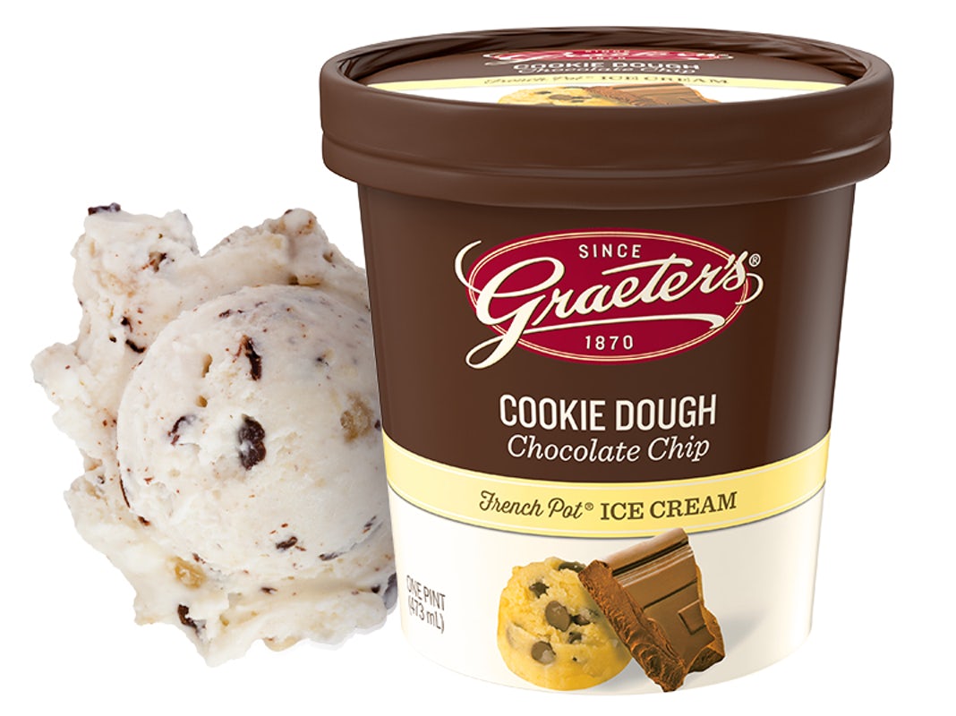 Order Cookie Dough Chocolate Chip Pint food online from Graeter Ice Cream store, Hilliard on bringmethat.com