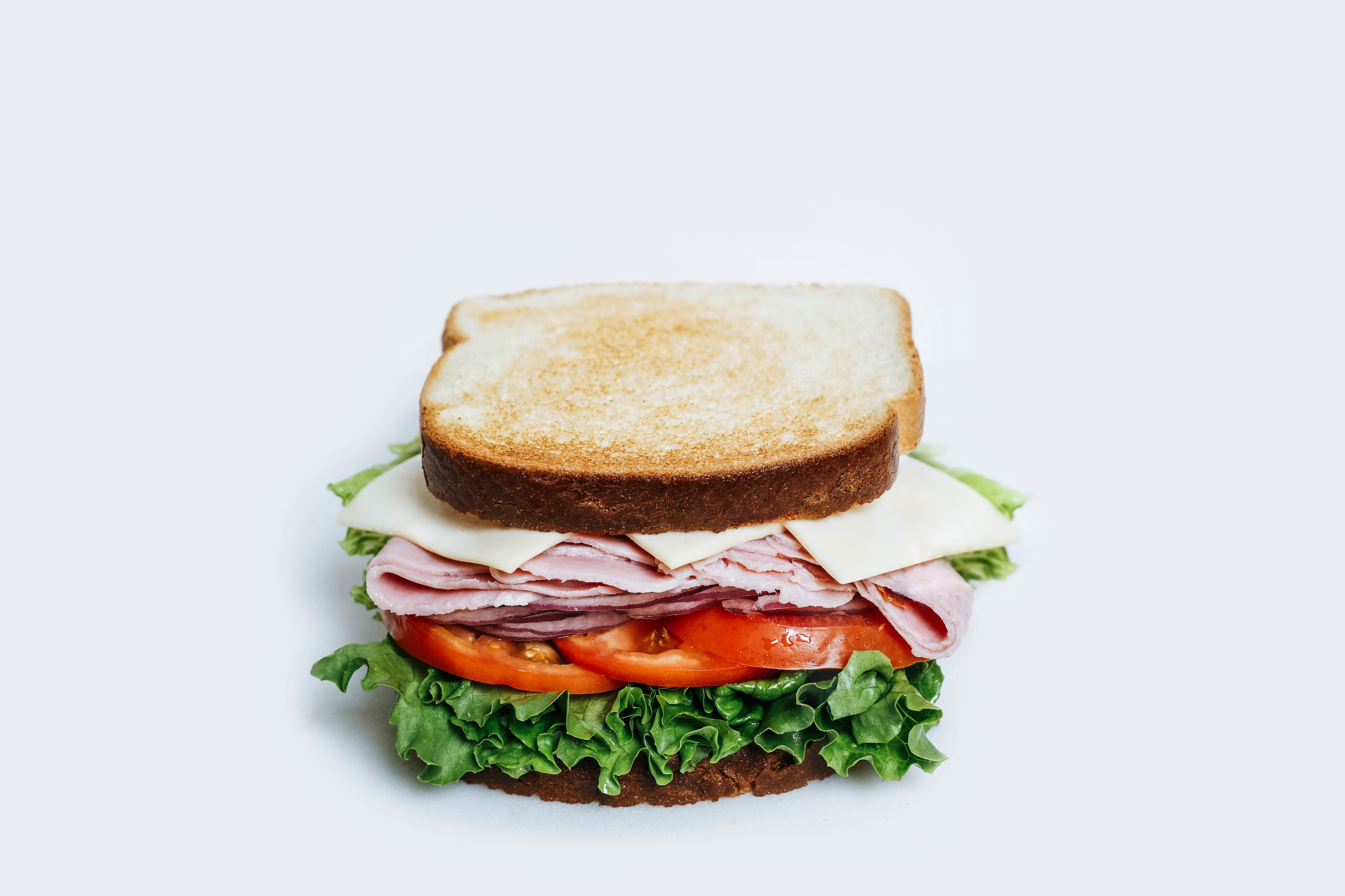 Order #6 Ham Sandwich Lunch food online from Dc Donut Cafe store, Granada Hills on bringmethat.com