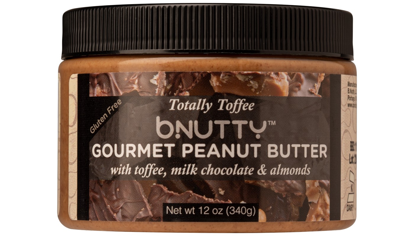 Order BNutty Totally Toffee Peanut Butter (12 0z Jar) food online from bNutty Peanut Butter store, San Diego on bringmethat.com