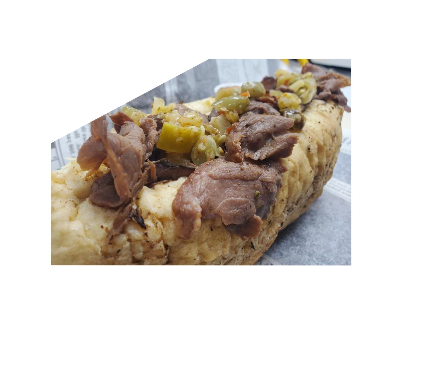 Order Wet Italian Beef Sandwich food online from Ali Sunoco Home Of The Delicious Gyro And Chicago Corned Beef Reuben store, Amherst on bringmethat.com