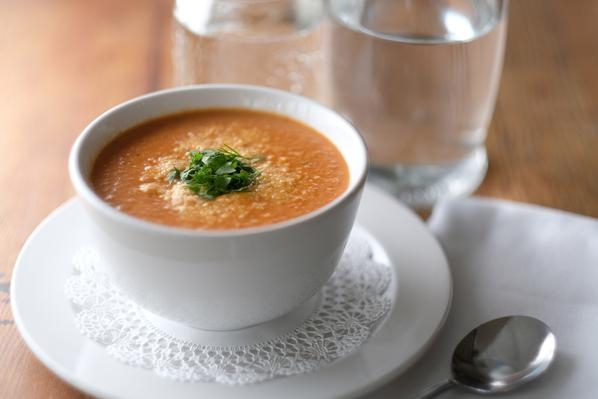 Order Cup of Tomato Bisque food online from Skillet Diner store, Seattle on bringmethat.com
