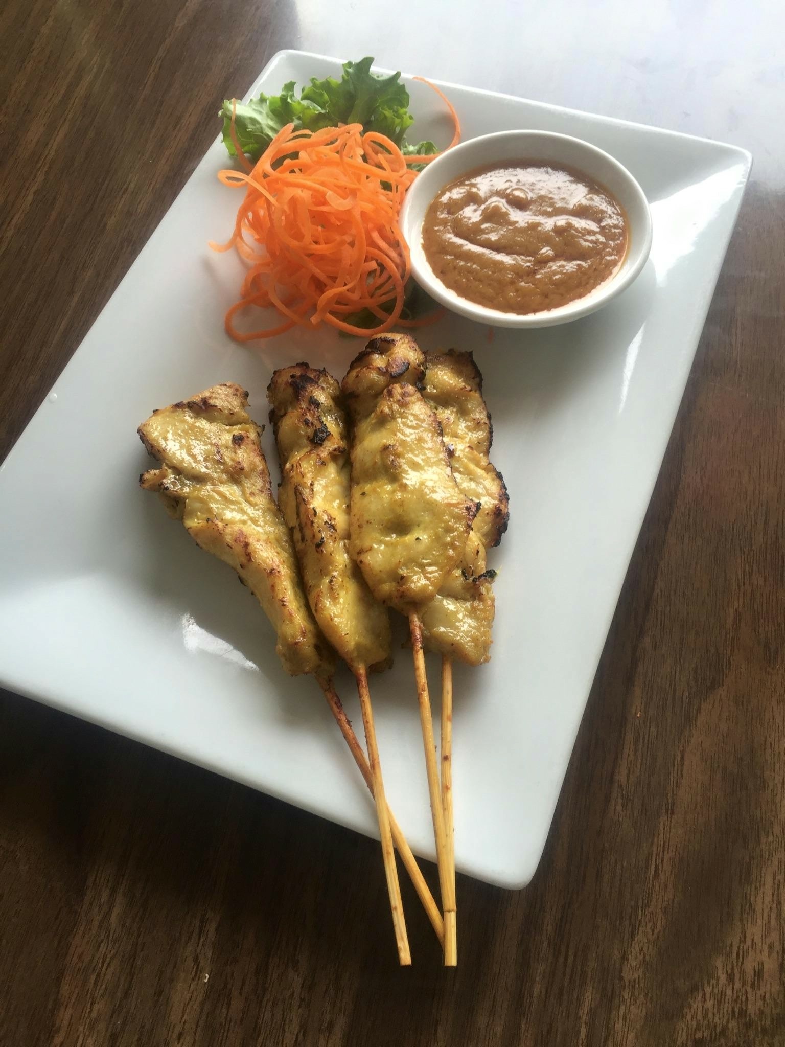 Order Chicken Satay food online from Eathai Restaurant store, Rockville on bringmethat.com