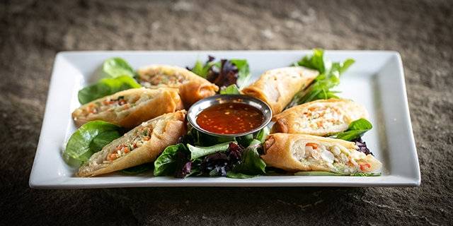 Order Farmers Market Spring Rolls food online from Little Pub store, Old Saybrook on bringmethat.com
