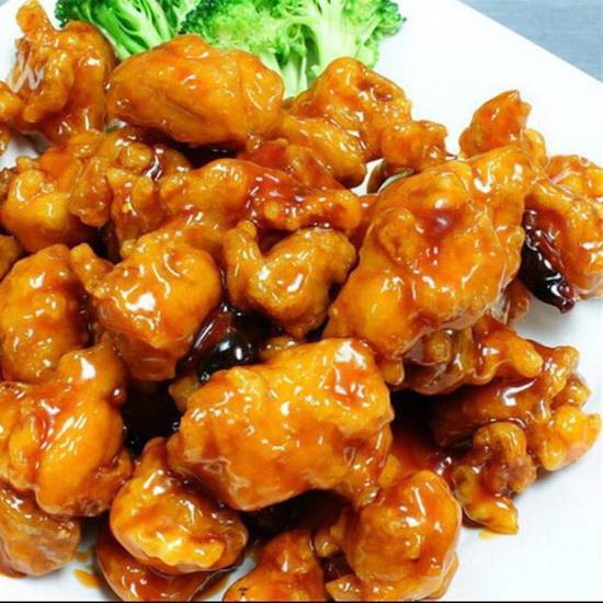 Order Orange Chicken food online from Lucky Wok Chinese Food store, Ontario on bringmethat.com