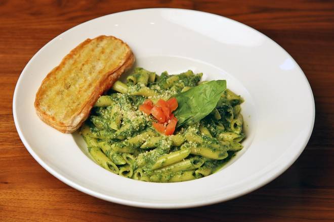 Order Penne with Basil Pesto food online from Cafesano store, Broad Run on bringmethat.com