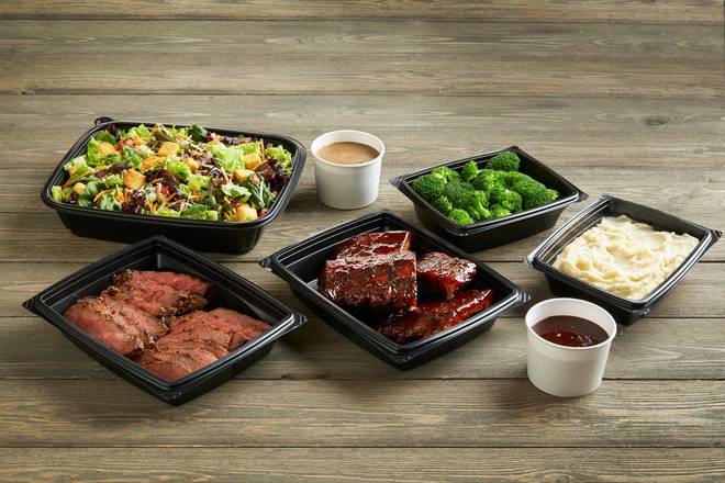 Order Tri-Tip & Ribs Bundle food online from Bj Restaurant & Brewhouse store, Downey on bringmethat.com