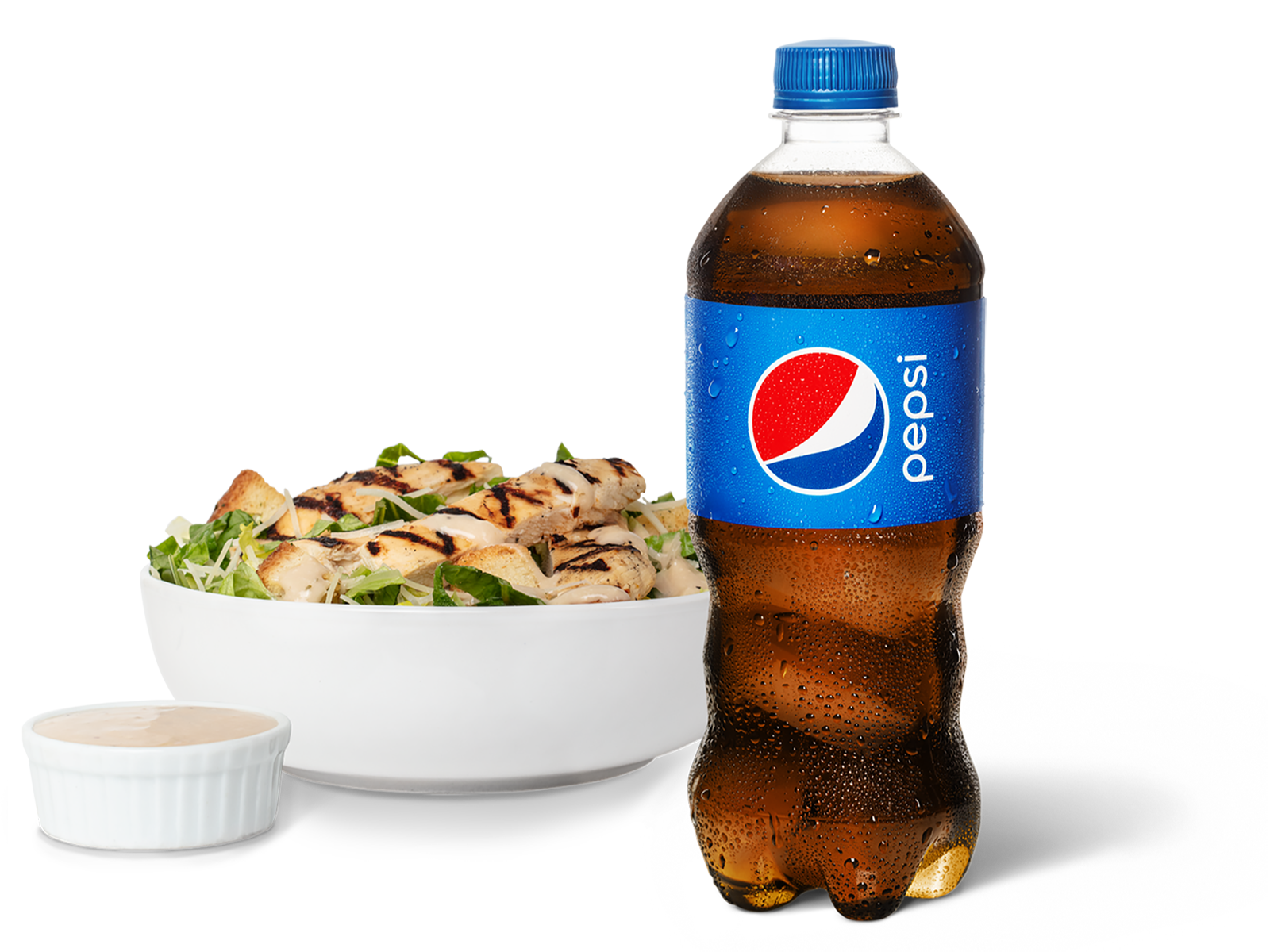 Order Chicken Caesar Salad & Pepsi food online from Pep Place store, Yuma on bringmethat.com