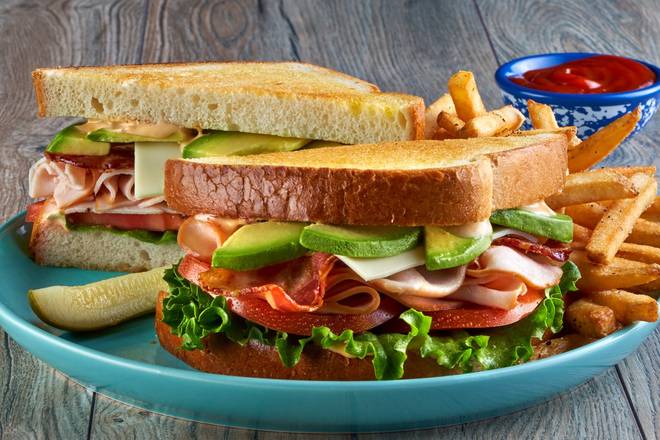 Order Turkey Club food online from Cotton Patch Cafe store, Granbury on bringmethat.com