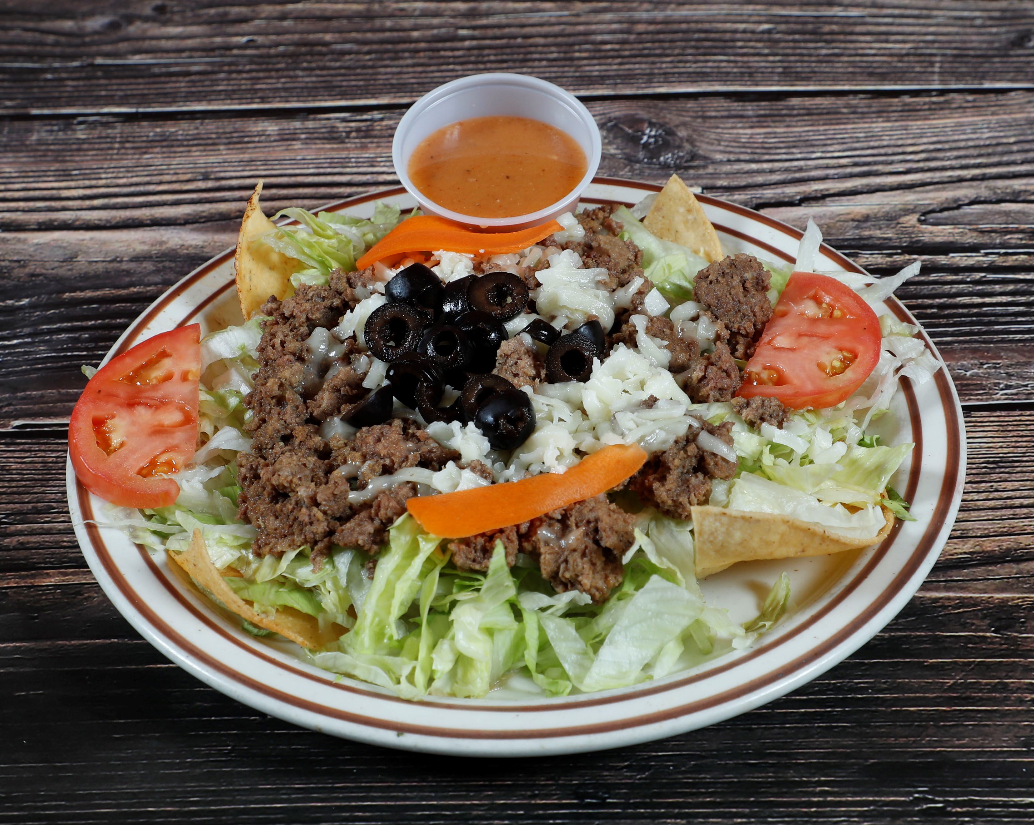 Order Taco Salad food online from Rosa Linda store, Fresno on bringmethat.com