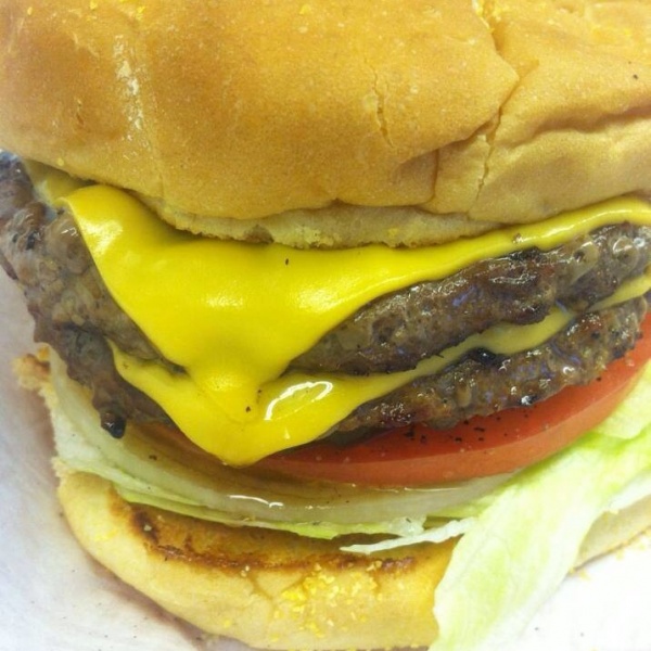 Order Double Cheeseburger food online from Art's Drive-In store, Chicago on bringmethat.com
