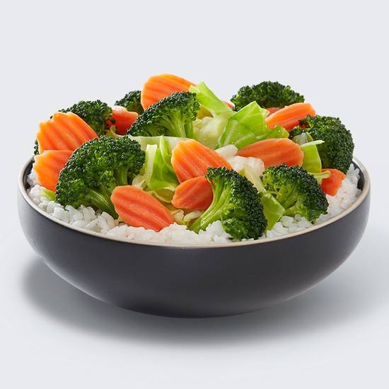 Order Veggie Bowl food online from Waba Grill store, Long Beach on bringmethat.com