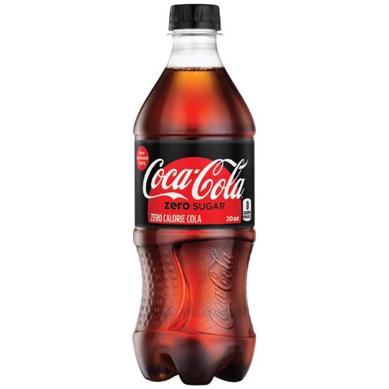 Order Coca-Cola Zero Sugar 20oz food online from Caseys Carry Out Pizza store, Walcott on bringmethat.com