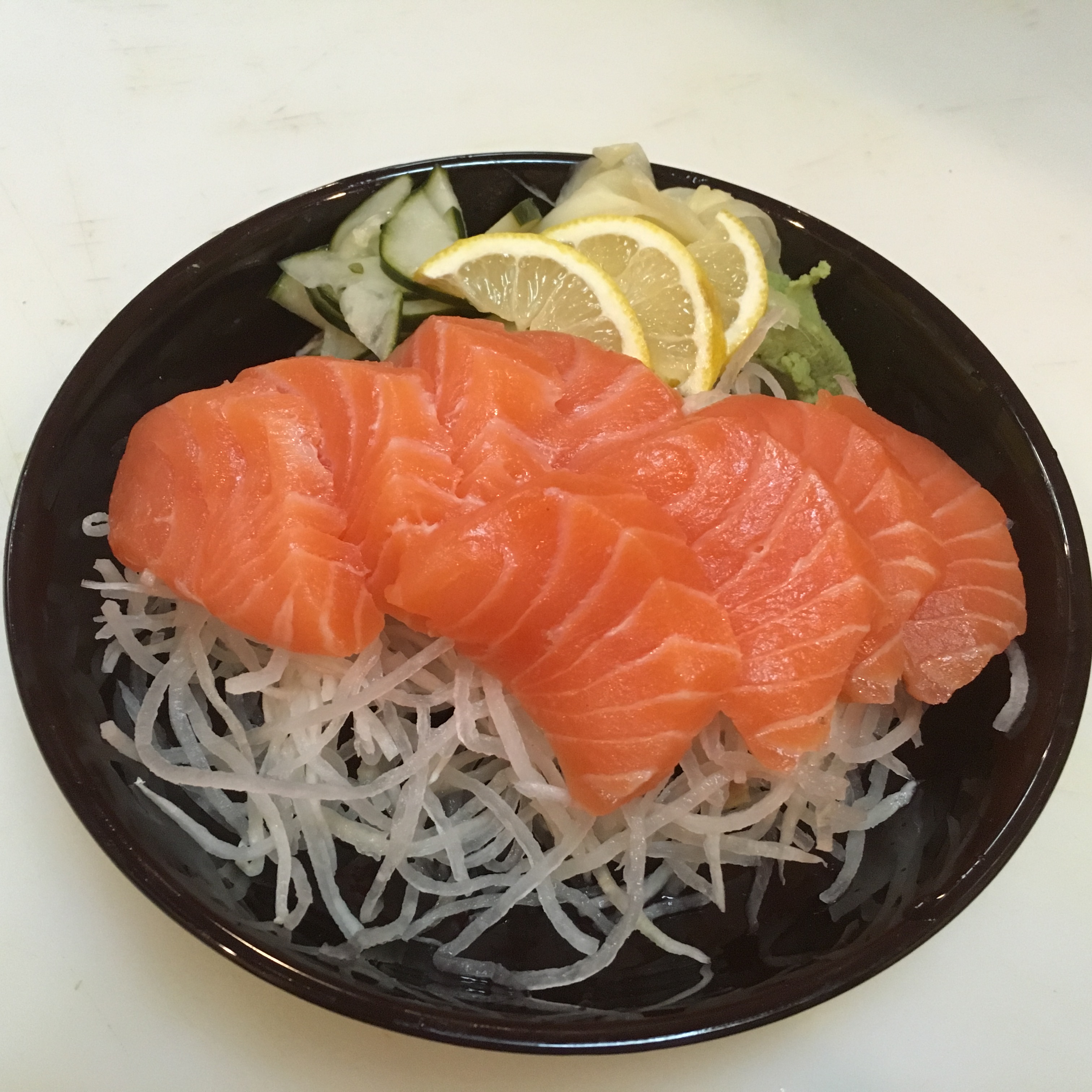 Order Sake Donburi food online from Dashi Japanese Restaurants store, Menlo Park on bringmethat.com