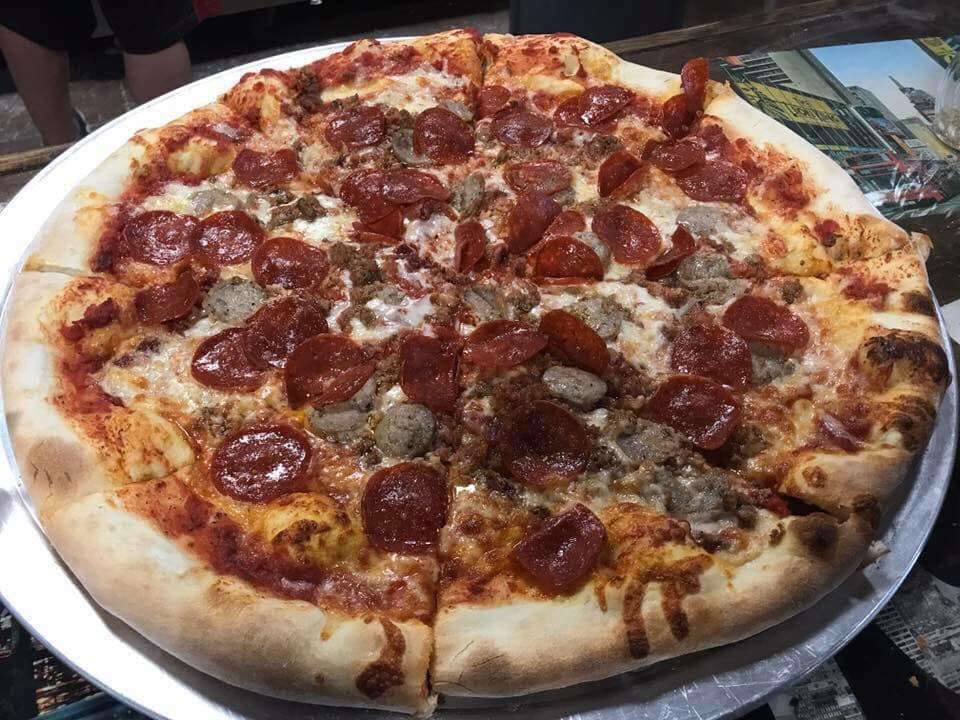 Order Meat Monster Pizza - Large 18'' food online from New York's Famous Pizza & Pasta store, Panama City on bringmethat.com