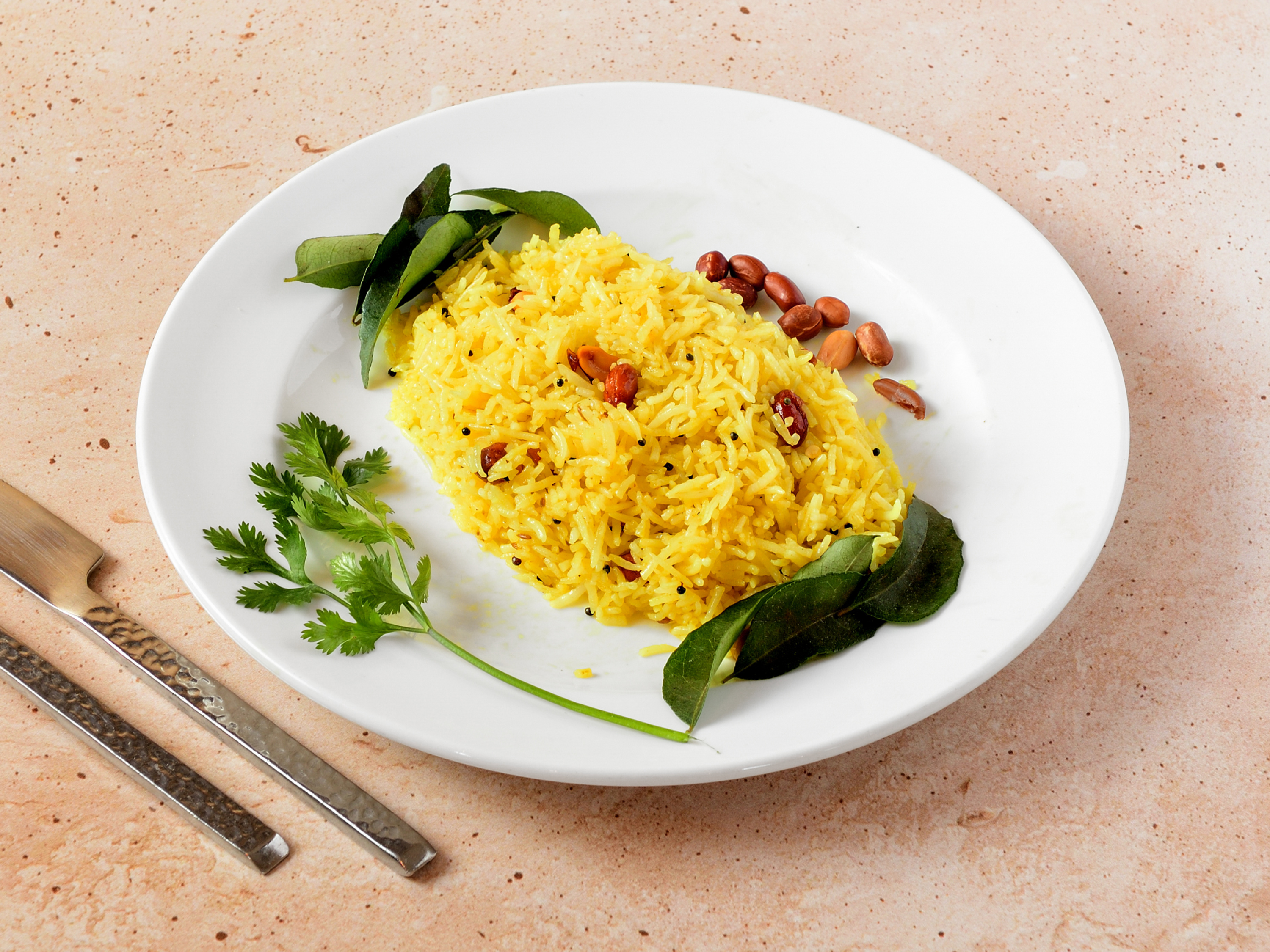 Order Lemon Rice(V) food online from The Clay Oven Indian Restaurant store, Roxbury Township on bringmethat.com