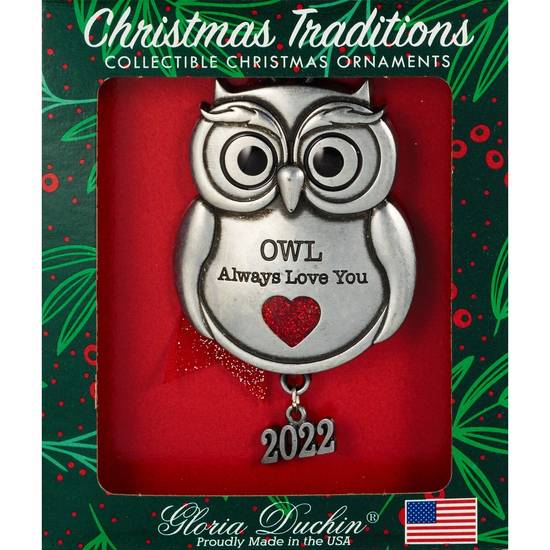 Order Gloria Duchin Christmas Traditions Ornament, Owl Always Love You food online from CVS store, BLASDELL on bringmethat.com