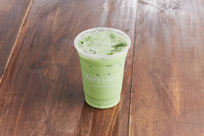 Order Iced Matcha Latte food online from Pavement Coffeehouse store, Brighton on bringmethat.com