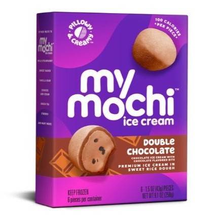Order My Mochi Double Chocolate Mochi Ice Cream (6 count) food online from Dolcezza Gelato store, Arlington on bringmethat.com
