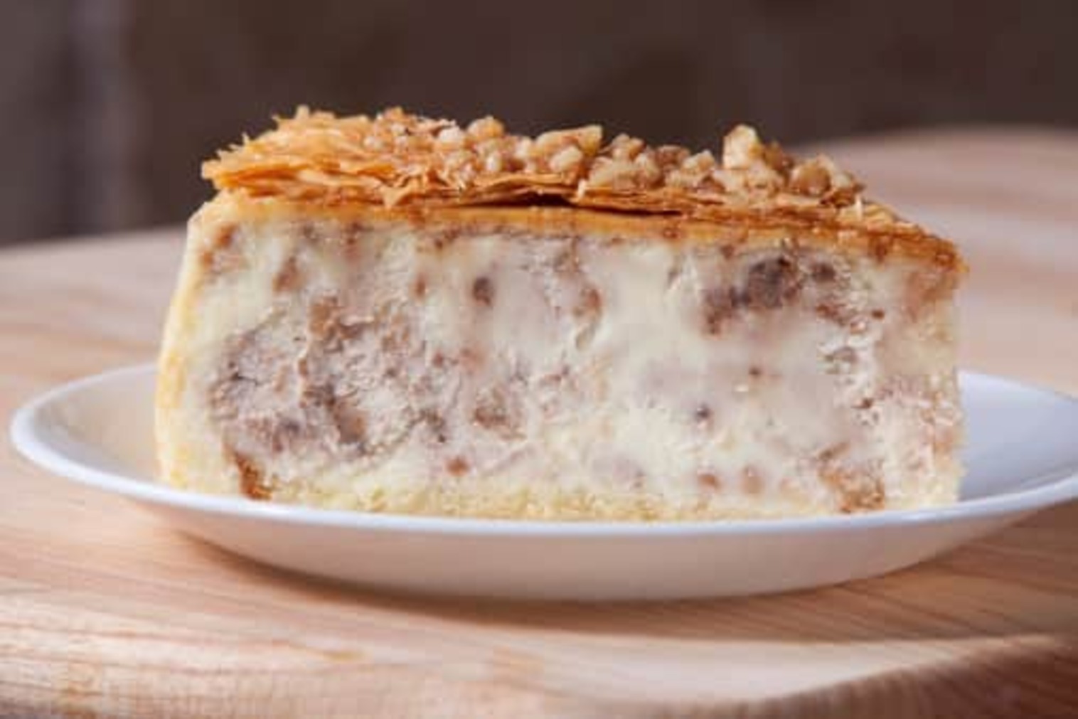 Order Baklava Cheesecake food online from Little Greek Fresh Grill store, Youngstown on bringmethat.com