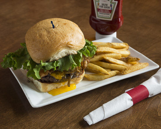 Order Big English Burger food online from Baker St. Pub & Grill store, The Woodlands on bringmethat.com