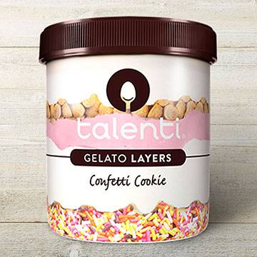 Order Talenti Confetti Cookie Gelato Layers food online from Apps All Around store, West Orange on bringmethat.com