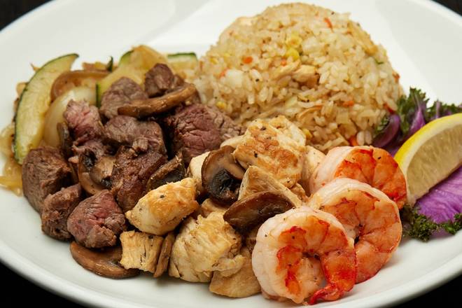 Order FILET MIGNON, CHICKEN & COLOSSAL SHRIMP food online from Ra Sushi Bar store, Cleveland on bringmethat.com