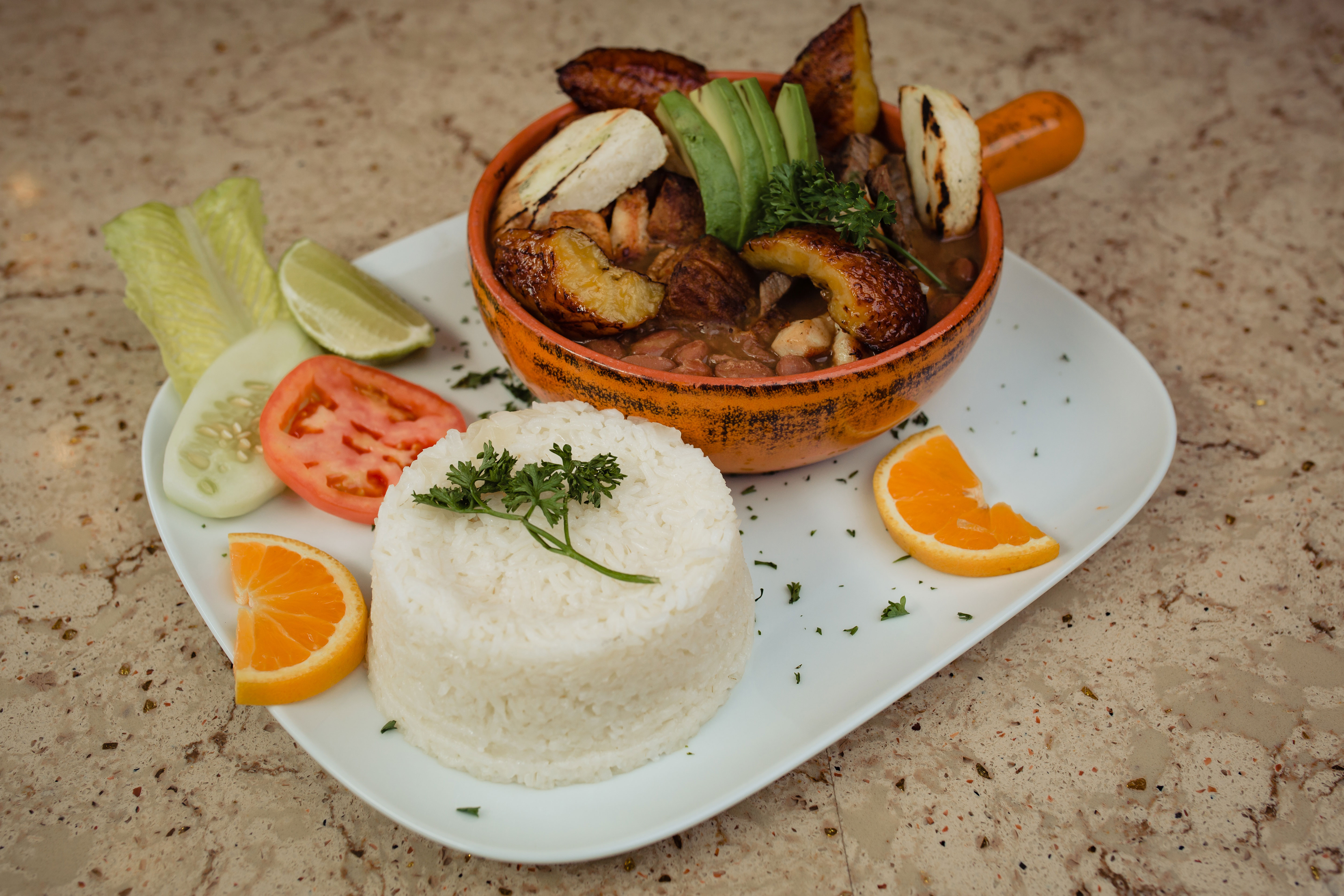 Order Cazuela de Frijoles food online from El Cafetero Restaurant store, White Plains on bringmethat.com