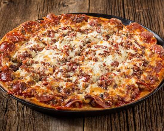 Order Meat Mania Pizza food online from Rosati's Pizza store, Plainfield on bringmethat.com