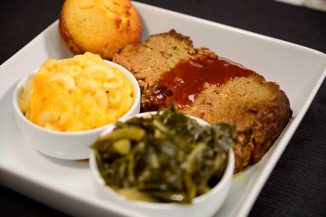 Order Meatloaf food online from Who's Got Soul Southern Cafe store, Decatur on bringmethat.com