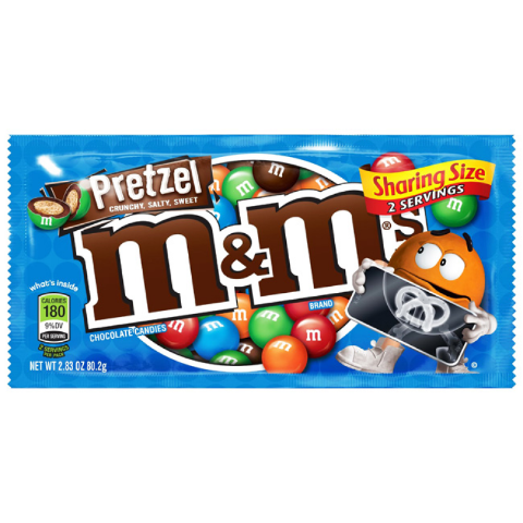 Order M&M Pretzel Sharing Size 2.83oz food online from 7-Eleven store, Salem on bringmethat.com