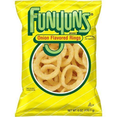 Order Funyuns Onion Flavored Rings 6oz food online from 7-Eleven store, Lakewood on bringmethat.com