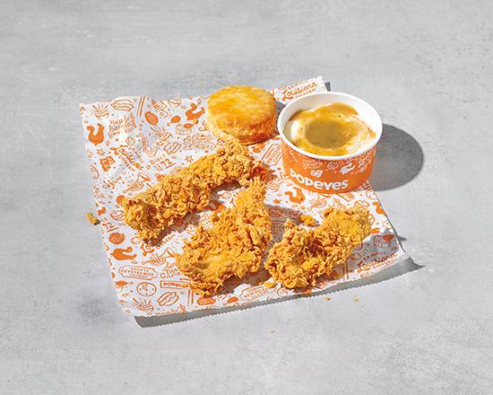 Order 3Pc Handcrafted Tenders Dinner food online from Popeyes store, Mesquite on bringmethat.com