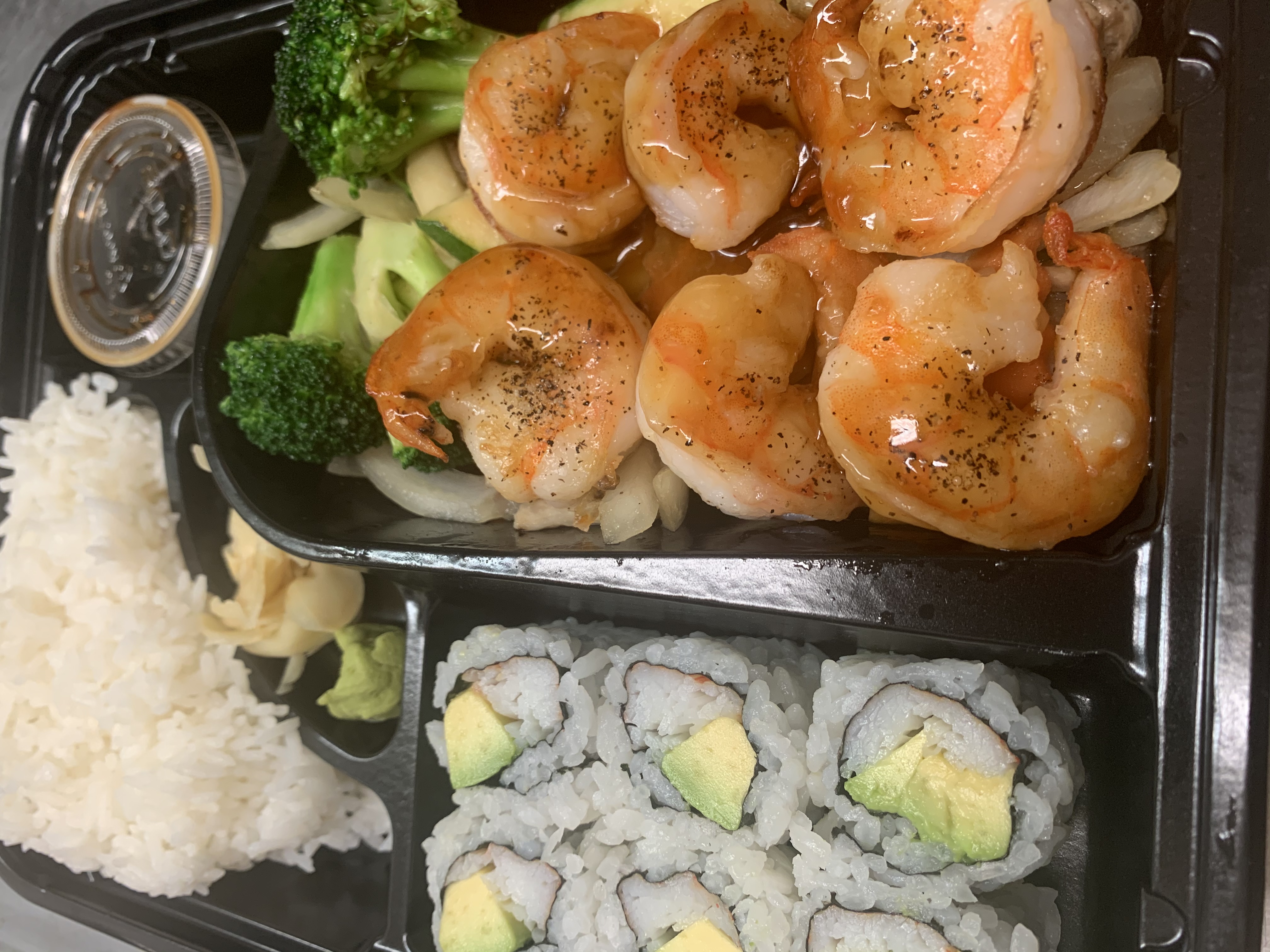 Order Teriyaki shrimp lunch box  food online from Sakana store, Hicksville on bringmethat.com
