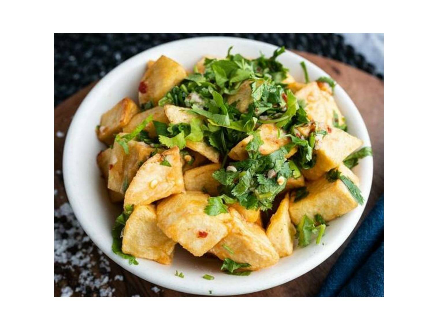 Order Spicy Garlic Potatoes food online from Open Sesame store, Los Angeles on bringmethat.com