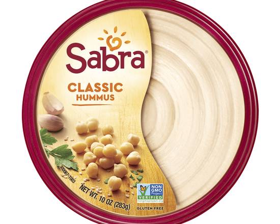 Order Sabra Classic Hummus 10 oz food online from Fair Mart store, Philadelphia on bringmethat.com