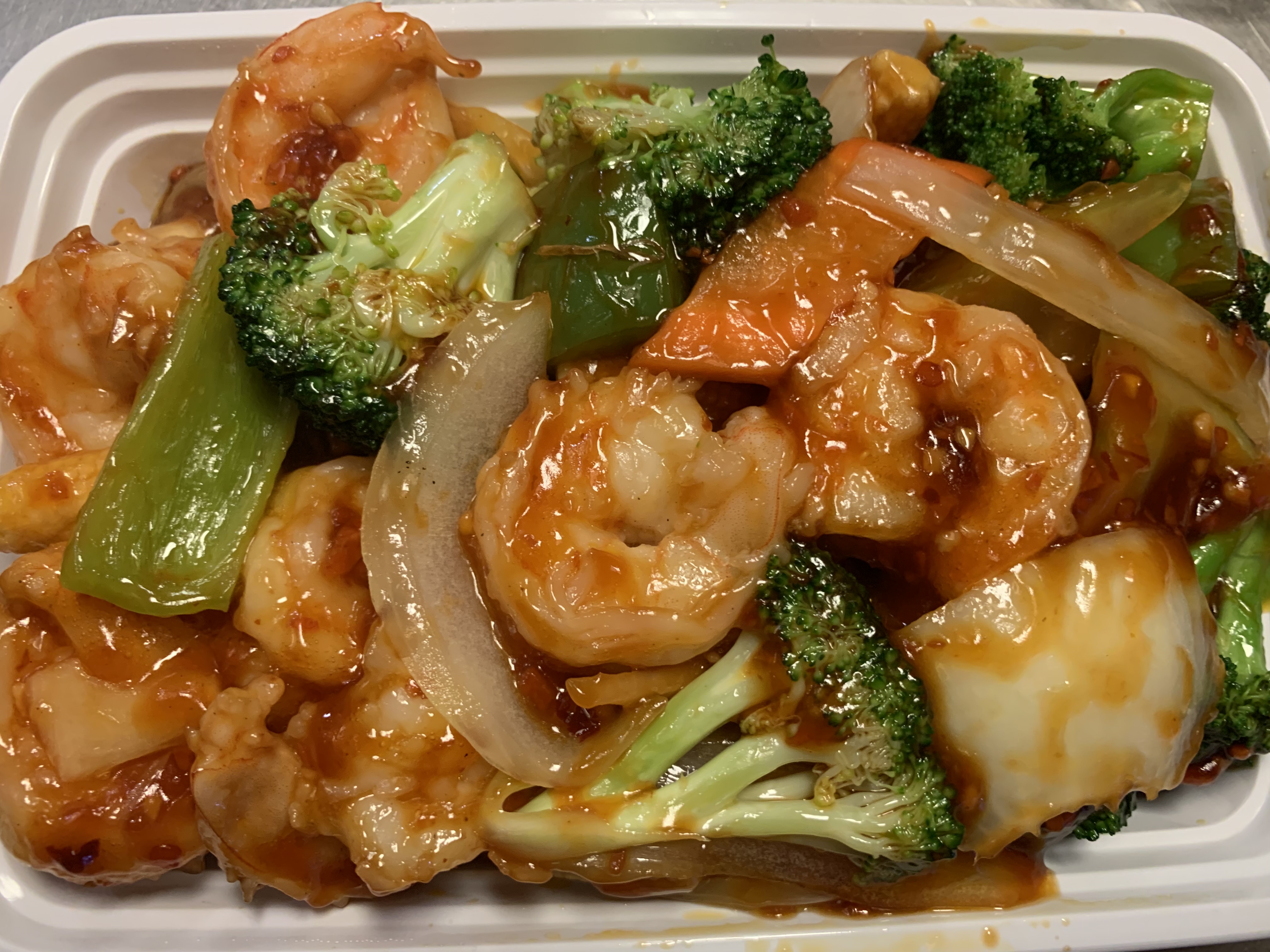 Order 鱼香虾 / Shrimp with Garlic Sauce food online from China King store, Lansdale on bringmethat.com