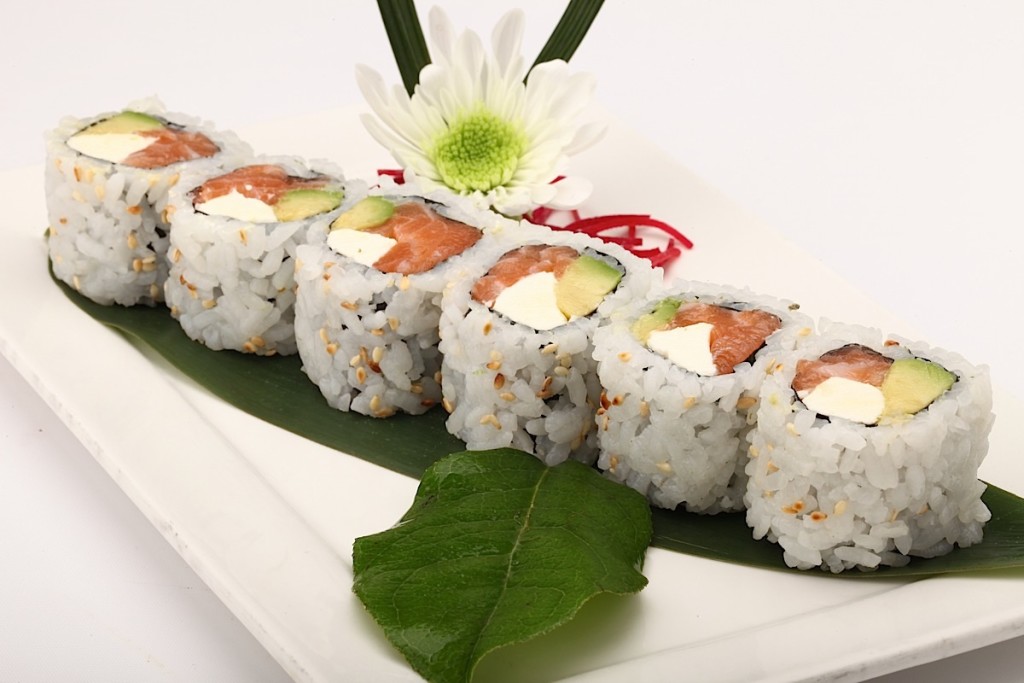 Order Roll with 6 Pieces Yellowtail food online from Asia Nine Bar and Lounge store, Washington on bringmethat.com