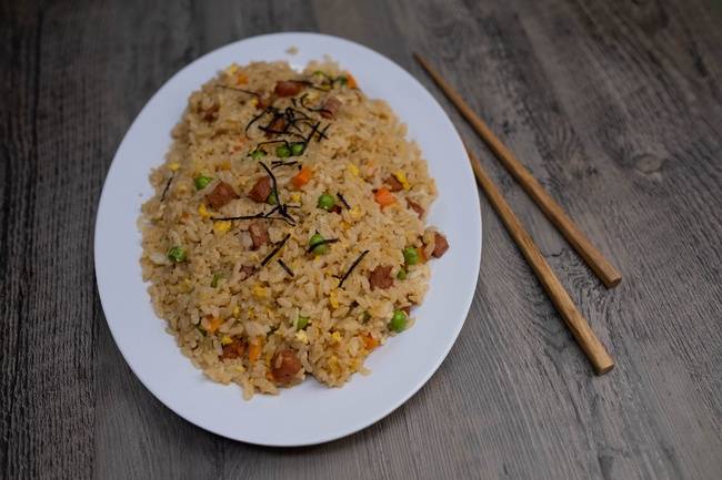Order Fried Rice Plate food online from Sushi Obsession store, Vallejo on bringmethat.com
