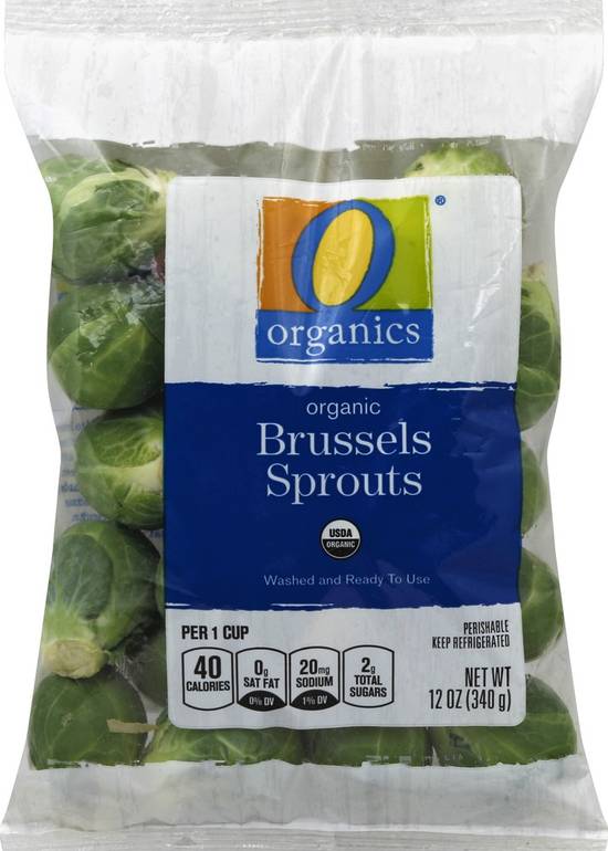 Order O Organics · Organic Brussel Sprouts (12 oz) food online from Albertsons store, El Cajon on bringmethat.com