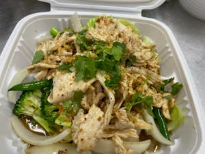 Order 43. Garlic & Pepper food online from Youpa Thai Kitchen store, Kent on bringmethat.com