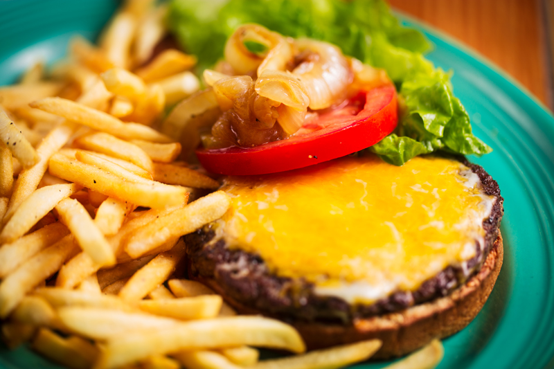 Order Cheeseburger food online from Cafe Durant store, Berkeley on bringmethat.com
