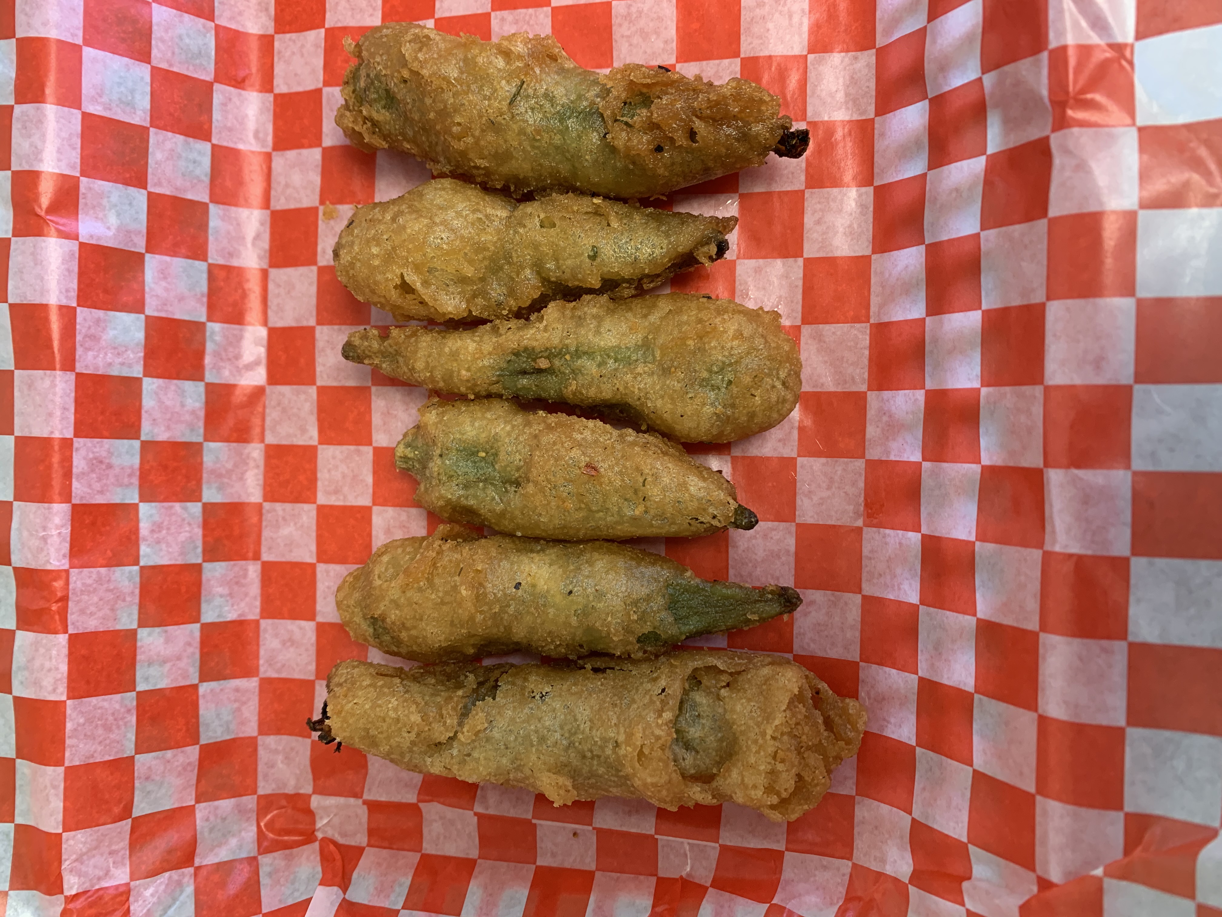Order  Whole Fried Okra  food online from Cocky's Chicken and Brew store, Lincoln on bringmethat.com